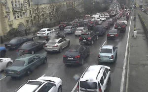 Bakının bu yollarında tıxac var - SİYAHI