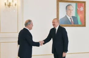 Prezident İlham Əliyev Hulusi Akarın rəhbərlik etdiyi nümayəndə heyətini qəbul etdi