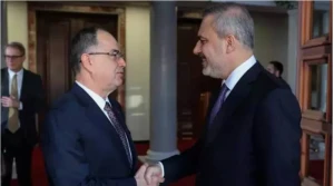 Hakan Fidan  Bayram Beqaj ilə GÖRÜŞDÜ