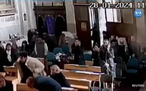 İstanbulda kilsəyə hücum anı - Video