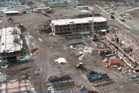 Suqovuşanda ilk yaşayış kompleksinin tikintisi davam edir - VİDEO