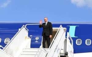 İlham Əliyev Astanaya getdi 