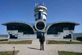 İlham Əliyev Xocalı hava limanında olub - FOTO