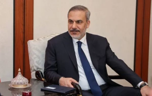 Hakan Fidan Şuşada “Çanakkale türküsü”nü dinlədi - VİDEO