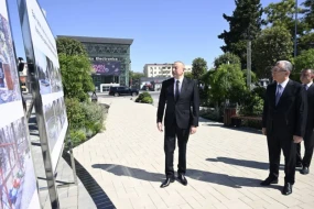 İlham Əliyev Nərimanov parkının açılışında iştirak etdi - YENİLƏNİB (FOTO)