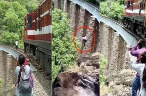 Qatar onları vurmasın deyə 27 metr hündürlükdən tullandılar - VİDEO