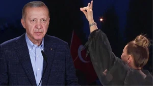 Azərin “bozqurd” salamı verdi, Ərdoğan alqışladı - VİDEO