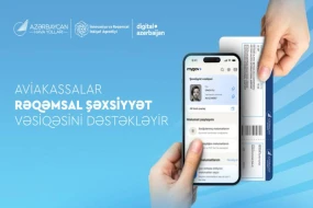 Naxçıvana aviabiletləri rəqəmsal şəxsiyyət vəsiqəsi ilə almaq mümkün olacaq