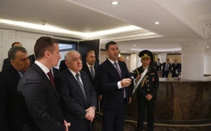 Əli Əsədov Azərbaycanın İrandakı səfirliyində olub - FOTO