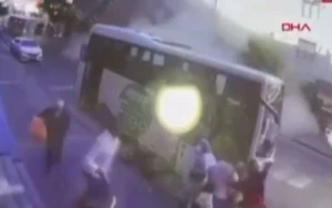 İstanbuldakı bina belə çökübmüş - VİDEO