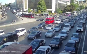Bakının bir sıra yollarında tıxac var - SİYAHI