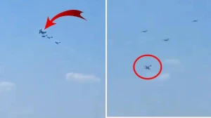 Portuqaliyada 2 təyyarə havada toqquşdu - VİDEO