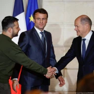Zelenski Fransaya səfər etdi