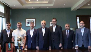 “Qarabağ”ın fəxri prezidenti klubu ziyarət etdi - Foto