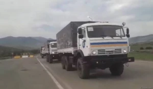 Rus sülhməramlıların Qarabağdan çıxması davam edir - VİDEO