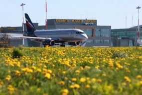 Kazan hava limanı uçuşları müvəqqəti dayandırıb