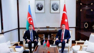 Hikmət Hacıyev Türkiyənin vitse-prezidenti ilə görüşdü 