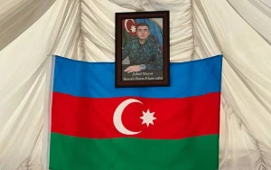 Şəhid Baxışla vida mərasimi keçirilir