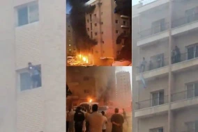 Güclü yanğında ölənlərin sayı artdı - VİDEO