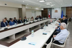 Ramin Məmmədov Gürcüstan Dini Məsələləri üzrə Dövlət Agentliyinin sədri Zaza Vaşakmadze ilə görüşüb