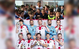 Gürcüstan yığmasının Ronaldo ilə 11 il öncəki görüntüləri - FOTO