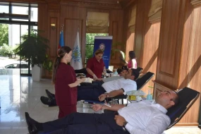YAP Yasamal rayon təşkilatında qanvermə aksiyası keçirildi - FOTO