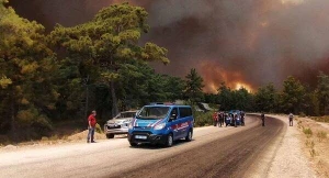 Antalyada meşə yanğınları başladı 
