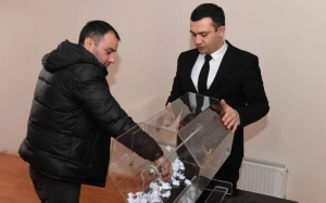 Füzuli şəhərinə köçürüləcək ailələr arasında püşkatma keçirildi