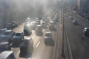 Babək prospektində qəza sıxlıq yaratdı - FOTO