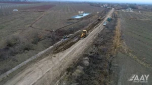 Qusarda 23 km uzunluğa malik avtomobil yolları əsaslı təmir olunur - VİDEO