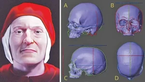 İtalyan sənətçi Dantenin siması rəqəmsal olaraq yenidən yaradıldı