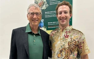 Bill Qeyts Hindistanda Markla GÖRÜŞDÜ - FOTO