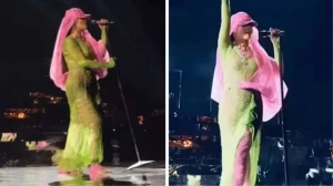 Dünyanın ən bahalı toy məclisində səhnəyə çıxan Rihannanın geyimi məsxərəyə qoyuldu - VİDEO