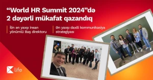 Kapital Bank “Dünya İnsan Resursları Sammiti 2024”də 2 mükafata layiq görüldü