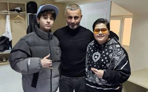 Prezidentin nəvələri Qurban Qurbanovla görüşdü - FOTO