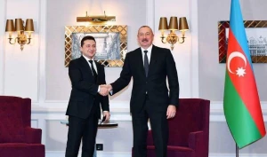 Zelenski İlham Əliyevi təbrik etdi 