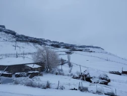Qubanın Xınalıq və Qrız kəndlərinə qar yağıb