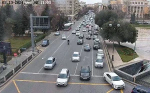 Bakının bu yollarında tıxac var - SİYAHI