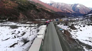 Rusiyanı Ermənistan və Gürcüstanla birləşdirən yol bağlandı