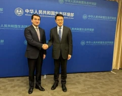 Hikmət Hacıyev Çinin ekologiya və ətraf mühit nazirinin müavini ilə görüşdü - FOTO