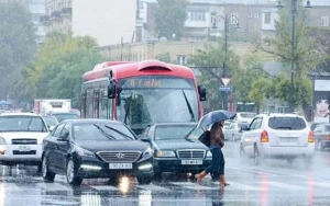 Bəzi yerlərdə leysan yağıb - Faktiki hava