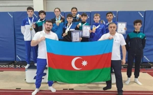 Azərbaycan millisi Qazaxıstanda 6 medal qazandı