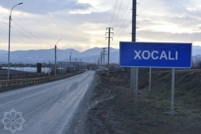 Xocalı şəhərində Şəhidlər xiyabanı salınır