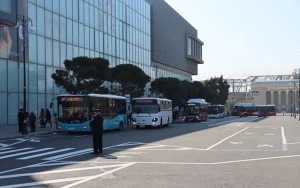 Bakının bu hissəsində marşrut avtobusları üçün yenilik - FOTO