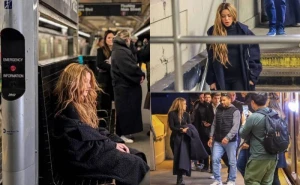 Şakira metroda görüntüləndi - Fotolar