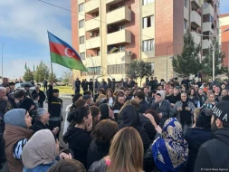 Xocalıda nəşlərinin qalıqları tapılan şəxslərlə vida mərasimi keçirildi - FOTO