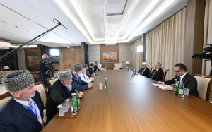 Prezident Rusiyanın Şimali Qafqaz regionunun müftilərini qəbul etdi - YENİLƏNDİ (FOTOLAR)