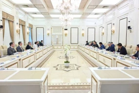 Sahibə Qafarova həmkarı ilə danışıqlar APARDI