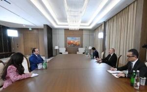 İlham Əliyev KAICIID-in baş katibini qəbul etdi - FOTOLAR
