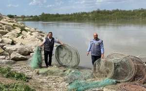 Qanunsuz balıq ovunun qarşısı alındı - FOTO